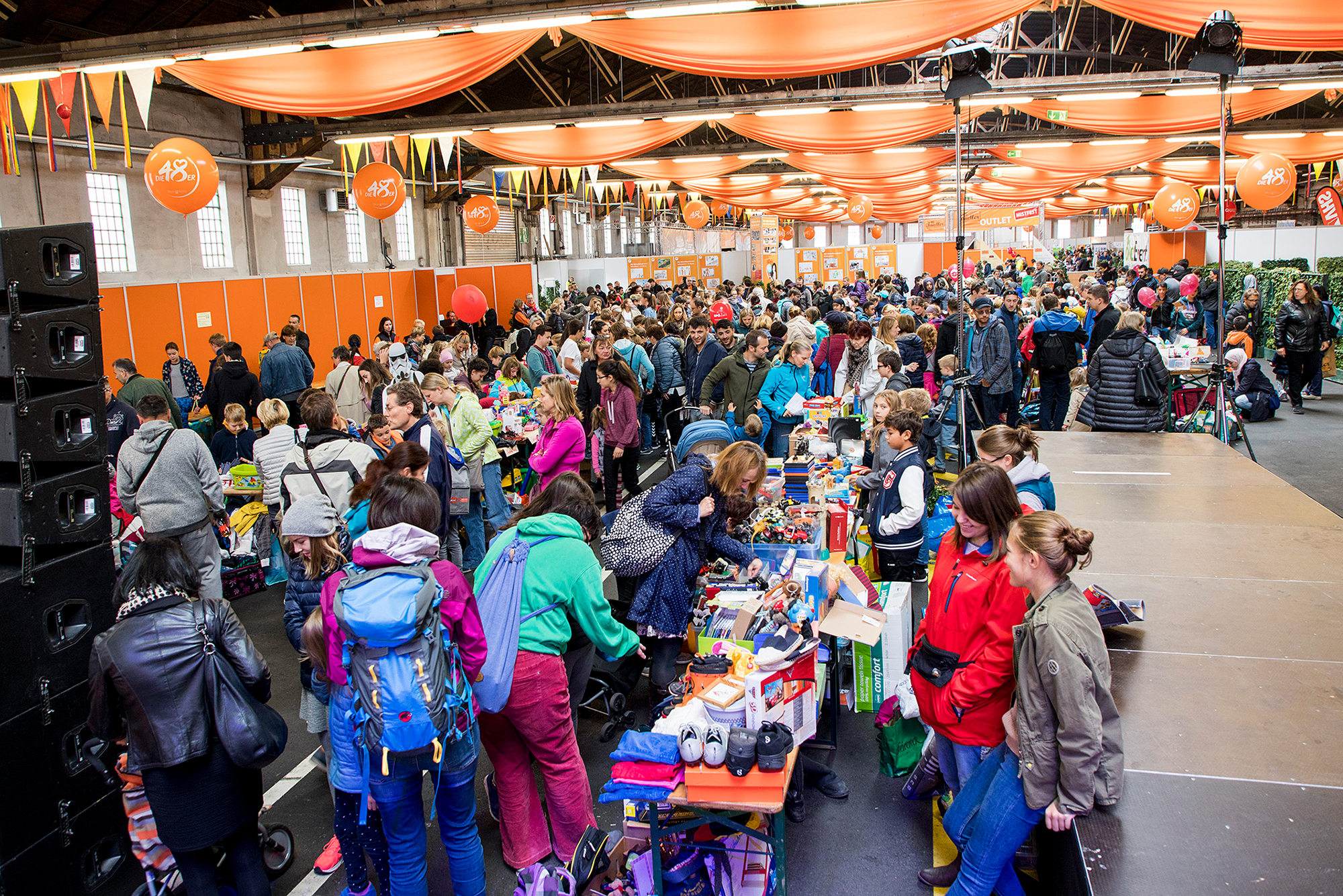 Innenansicht des Mistfests